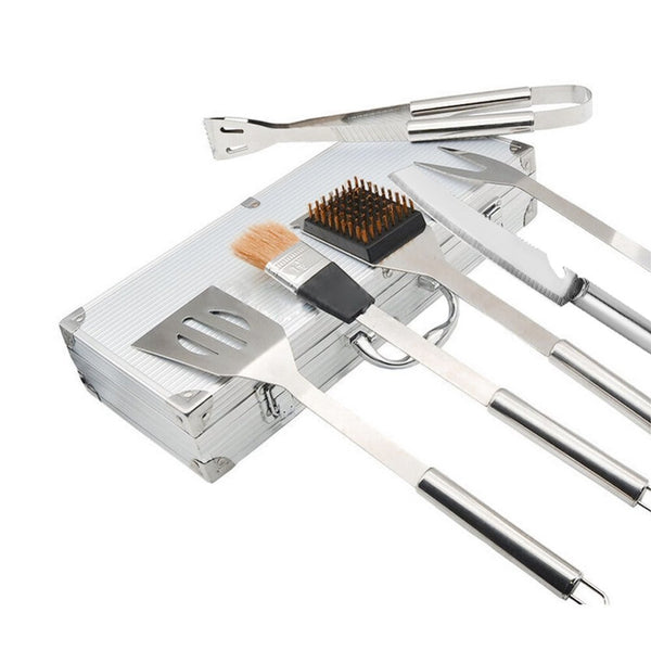 6 Pieces Stainless BBQ Toll Set