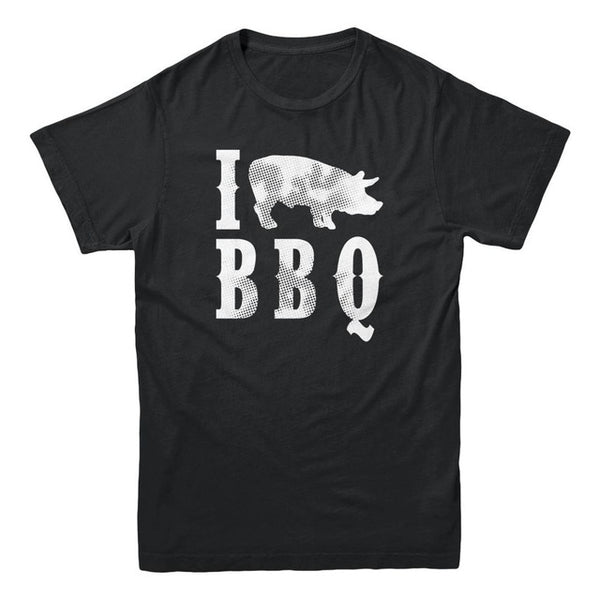 I Love Heart Pig BBQ T-Shirt