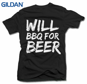 Will BBQ For Beer T-Shirt